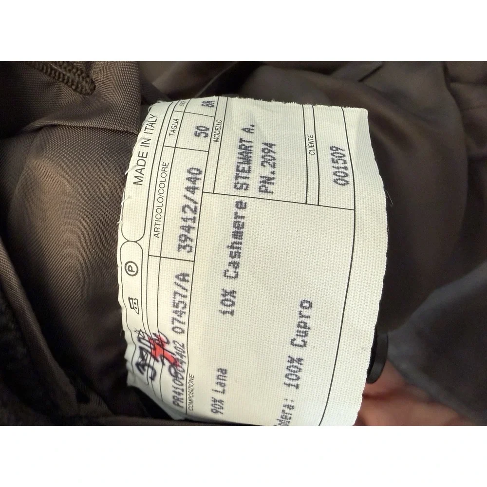 GIANLUCA ISAIA Napoli‎  Multi-color 2 Btn Wool Sport Coat 42 Cashmere Wool